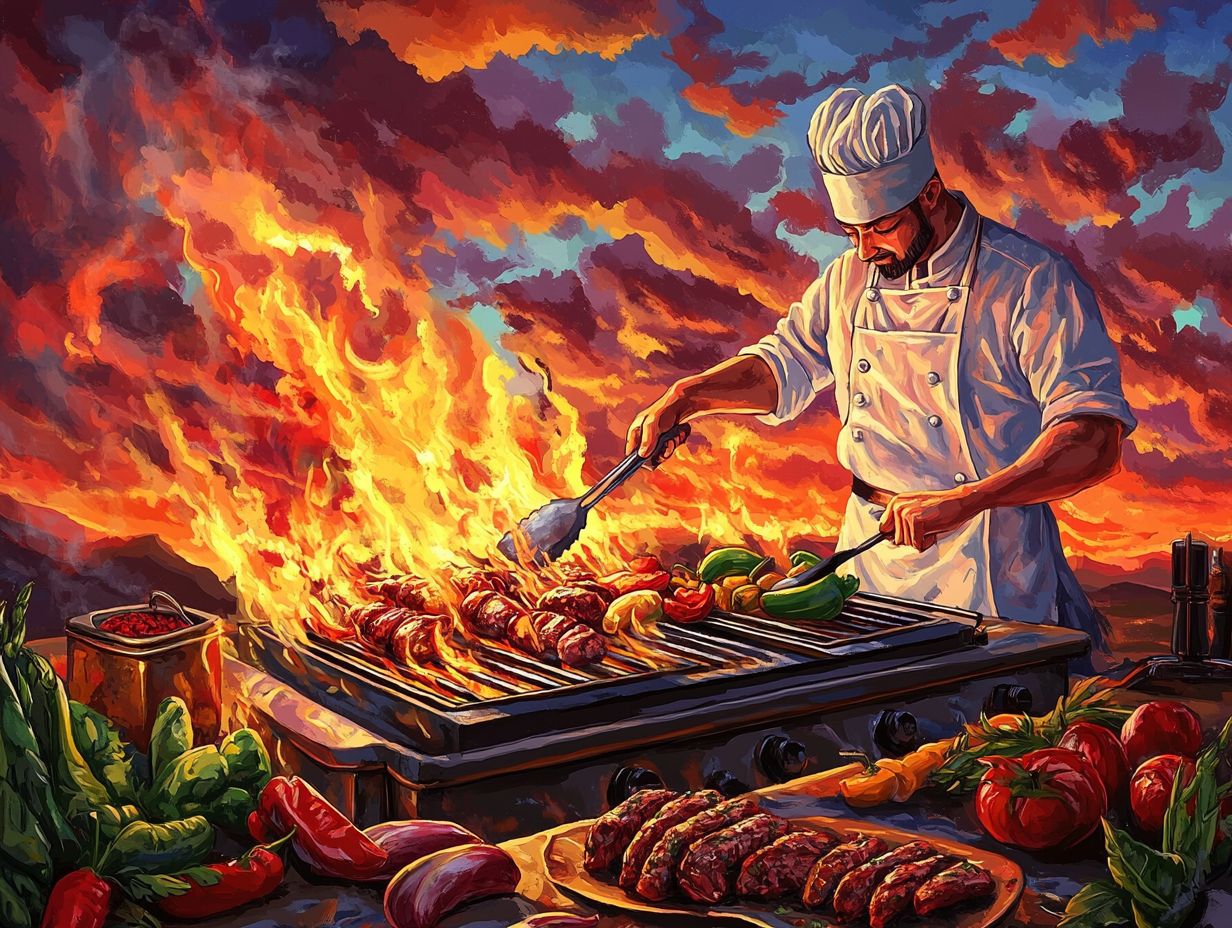 Illustration of Key Takeaways about Open Flame Cooking