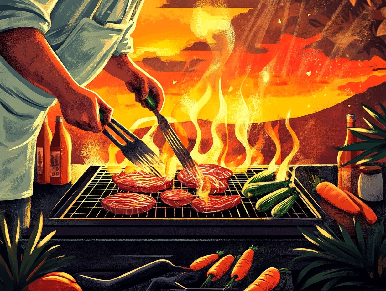 What Should I Know About Cooking Over Open Flames?