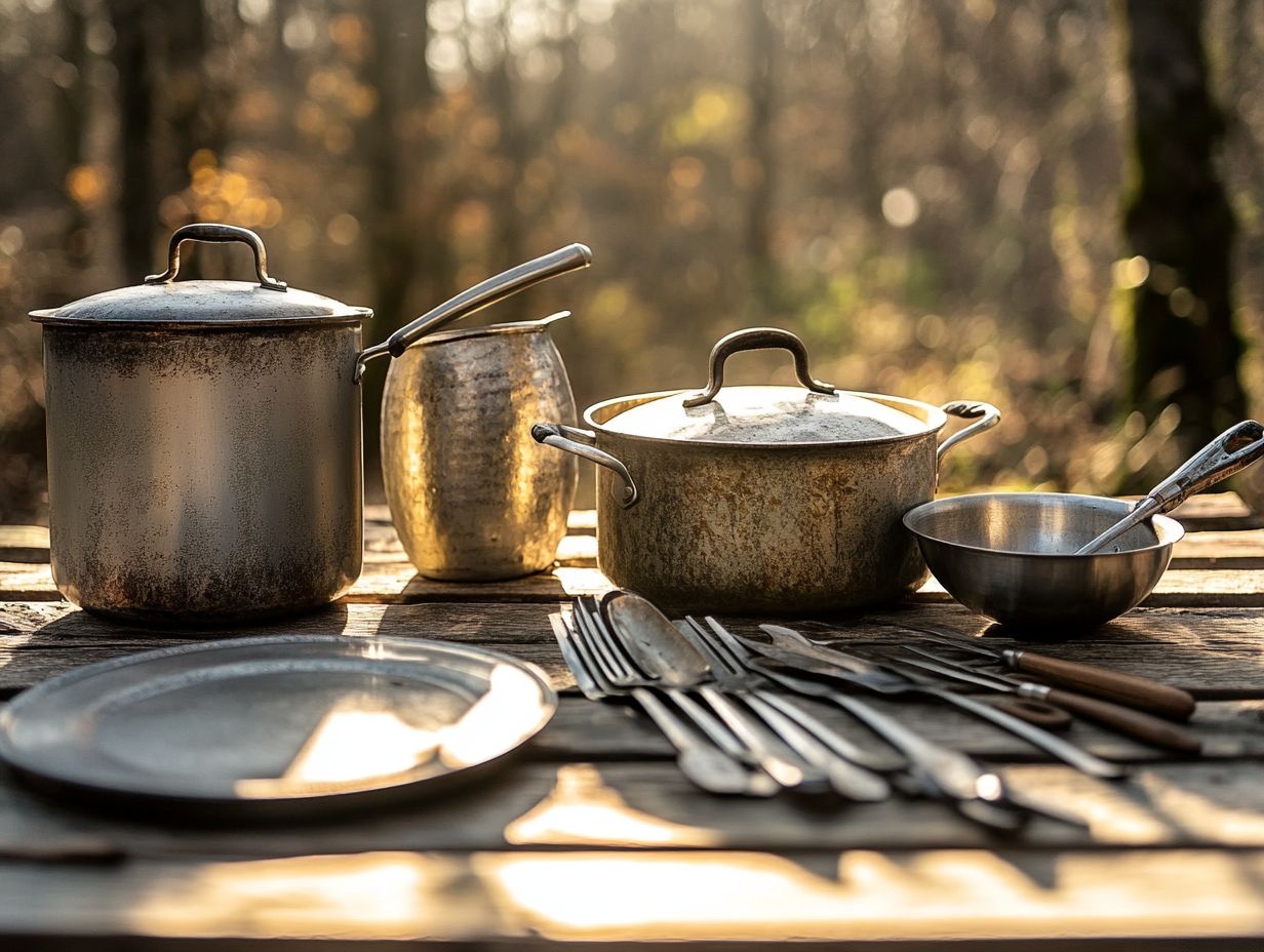 Options for Campfire and Stove Cooking