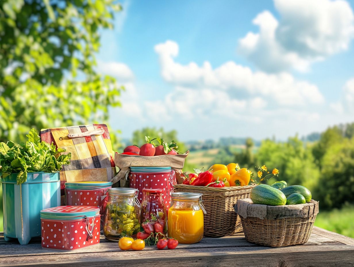 Best Practices for Storing Food Outdoors